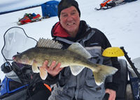 image of Walleye on ice