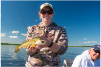 image of annalee jones with walleye