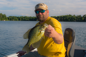 image of Chrsi Andresen with big crappie