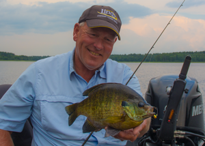 image of jeff sundin with big bluegill