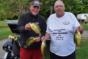 image of mike nolan with nice crappies