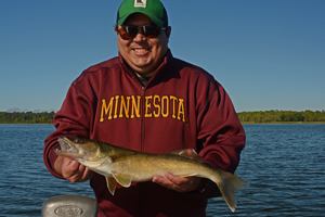 image of mark damon with nice walleye