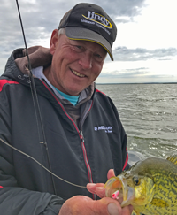 image of jeff sundin with big crappie