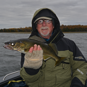 image of craig b anderson with nice walleye