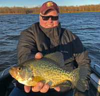 image of Gary Sundin with nice Crappie