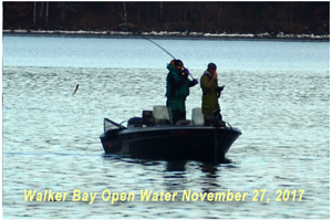 image of musky fishermen on leech lake