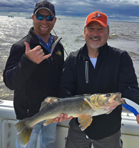 image of walleye caught on lake of the woods