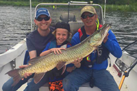 image of ray king with big musky