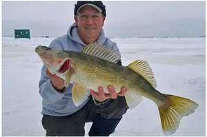 image of man with big walleye