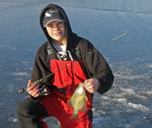 image of burandt lien with crappie