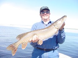 Bruce Champion with a nice Minnesota Northern Pike