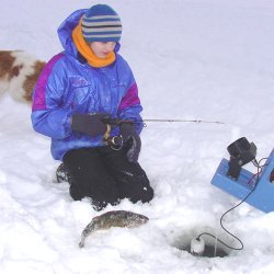 katie sundin ice fishing