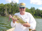 Weed Walleye on a plastic worm, just another example of Minnesota Fishing at it's best.