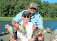 Crappies Mike & Marsha Maledy 8-14-08