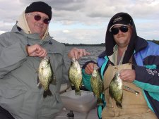 image of kenny shipler with big crappies