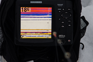 image of humminbird screen