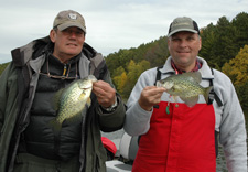 Crappies John Bruch and Paul Kautza 9-22-10