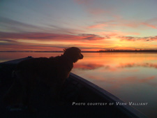 Rainy Lake Sunrise November 2010 Vern Valliant