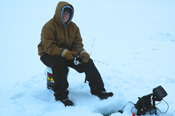 Ice Fishing Ball Club Lake