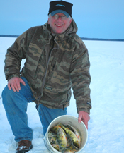 Perch Leech Lake Ice Fishing