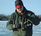 Ice Fishing Walleye 