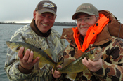 Walleyes Paul Espeset and Jeff Sundin