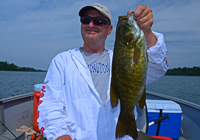 Smallmouth Bass Fishing Turtle Lake