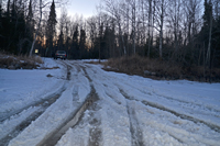 Bowstring Lake Ice Conditions