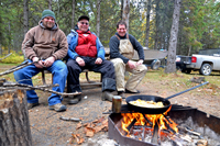 Shore Lunch Norm Crawford, Chris Andresen, Justin Johns