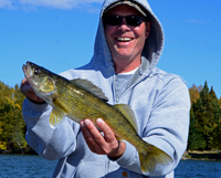 Steve Shears Fishes For Walleye