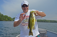 Bass caught on Lake Wabana by Don Conroy