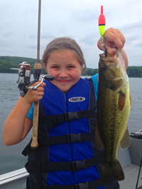 Largemouth Bass Caught By Haley on Gull Lake