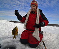 Ice Fishing Bluegill