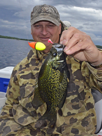 Crappie caught on Sand Lake