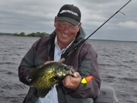 Crappie caught by Jeff Sundin on Bowstring Lake