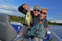 Crappie caught by Nils Snyder on Little Cutfoot Sioux Lake