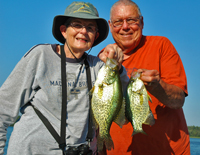 Crappies cauight on Little Cutfoot Sioux by Mike and Atcha Nolan