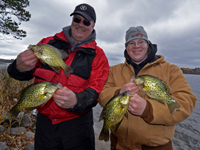 Crappies caught by Chad Haatvedt and Matt 