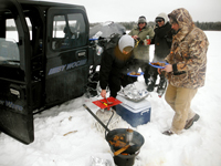 Shore Lunch On Ice