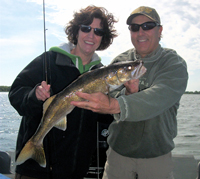 Walleye caught by Martha Rothstein Williams in Grand Rapids MN