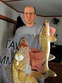 Walleye On Frostee Jigging Spoon