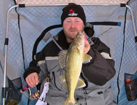 Ray Welle Showing Walleye