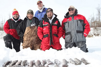 Red Lake Rainbows On The Ice