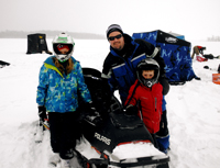 Family Ice Fishing