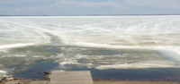 Ice Conditions Bowstring Lake