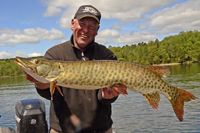 Musky caught by Jeff Sundin in the Grand Rapids Area