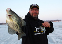 image of Paul Fournier holding Crappie