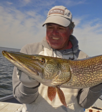 Northern Pike caught on Red Lake by Dick Williams