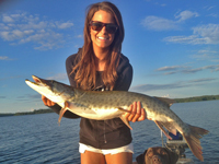 Musky caught by Erica Winter