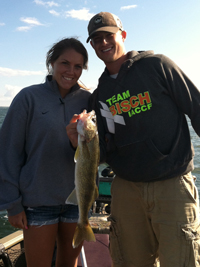 Walleye Caught on Leech Lake by Stephanie Wojton